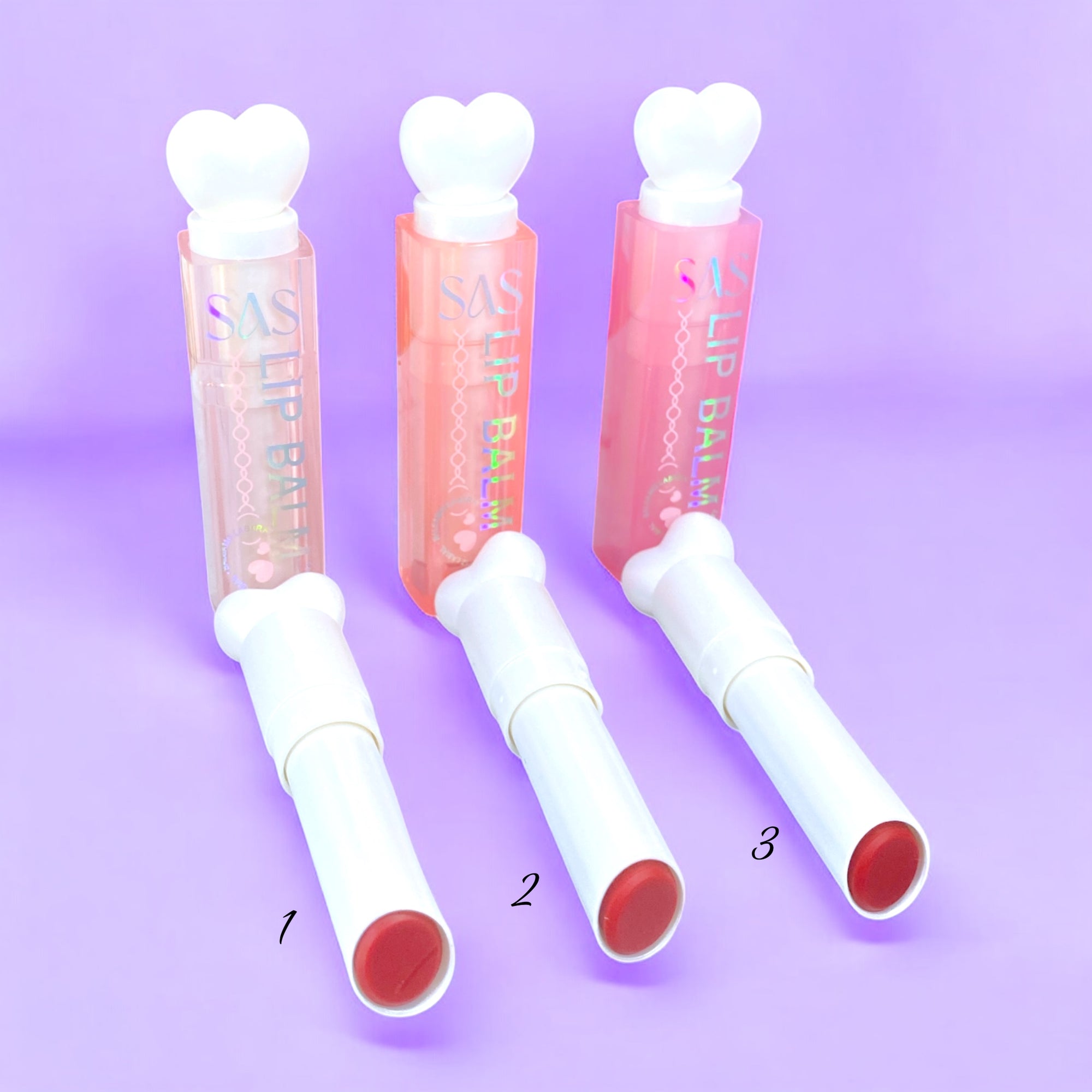 Lip Balm con tapa corazón SAS