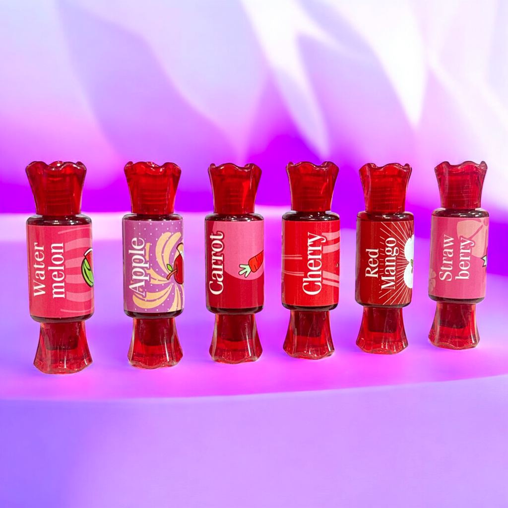 Tinta caramelo frutas