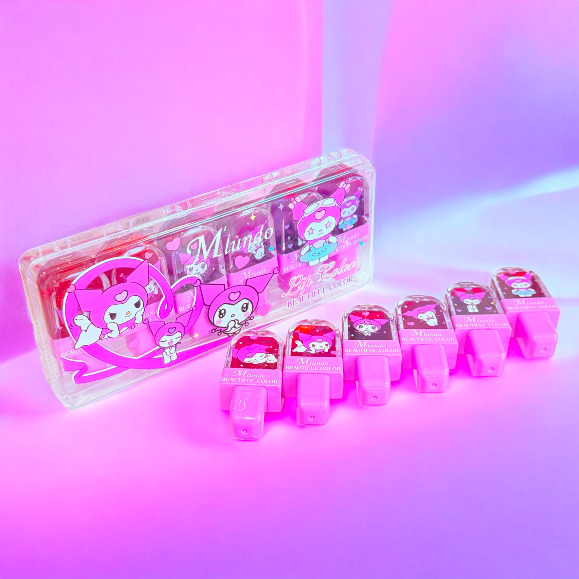 Set 6 tinta paleta kuromi