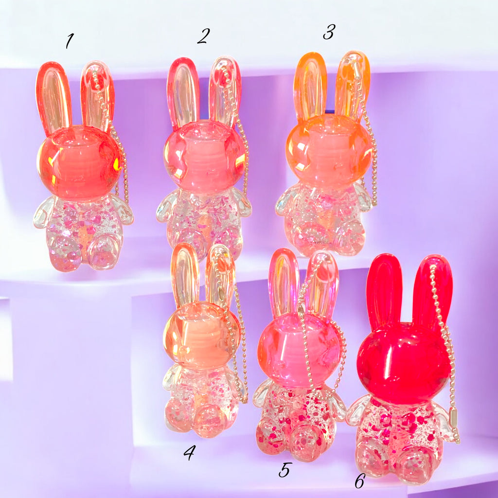 Rabbit Lip Gloss con llavero