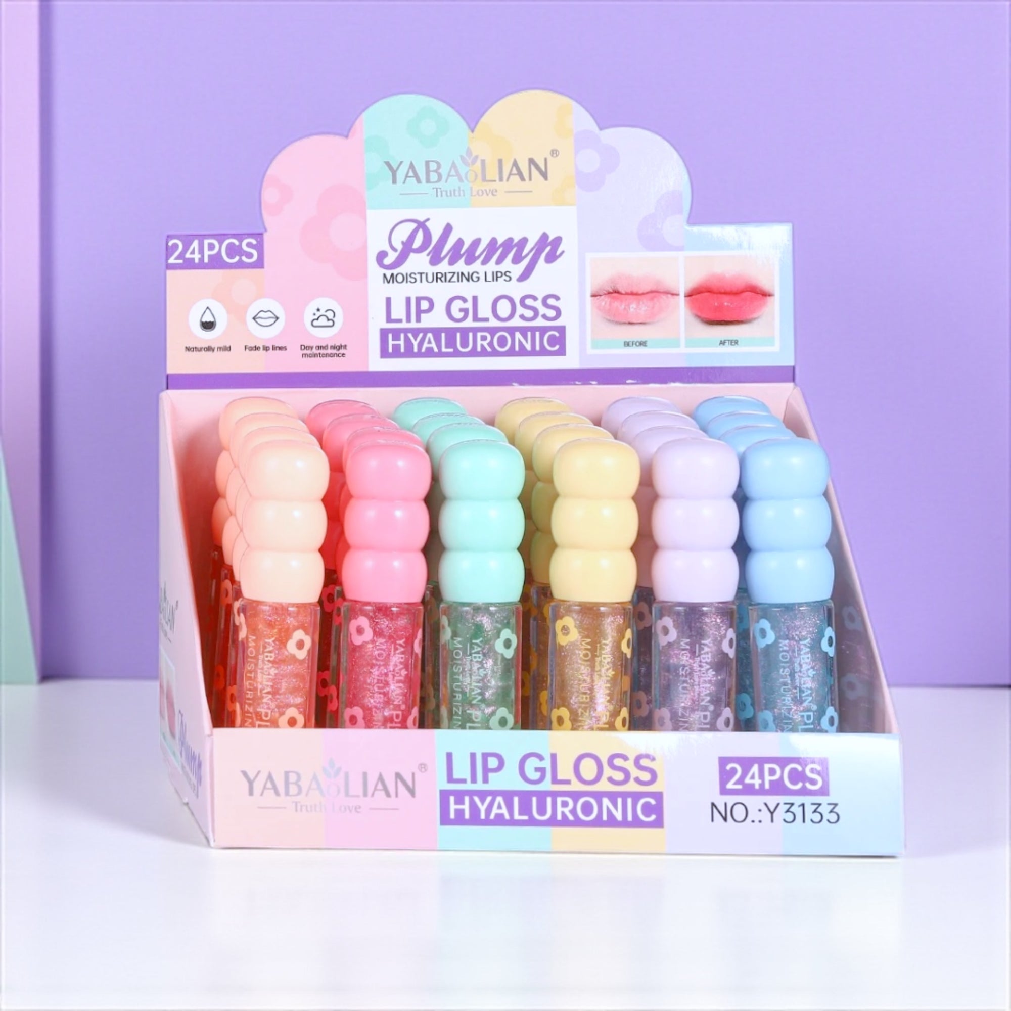 Gloss florecita coreano