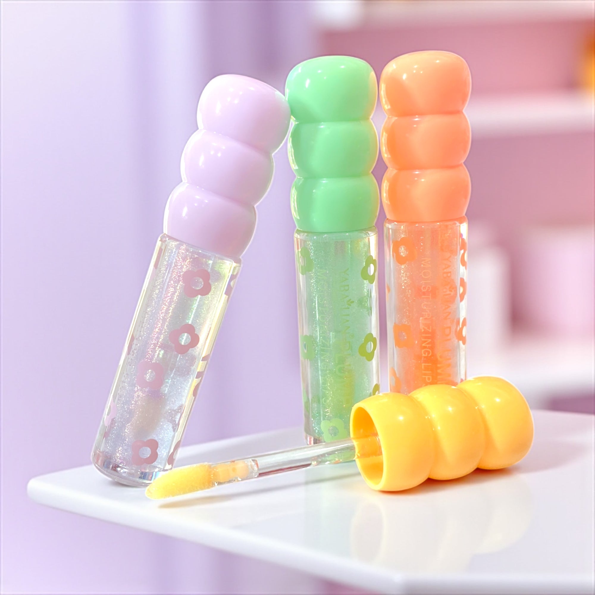 Gloss florecita coreano