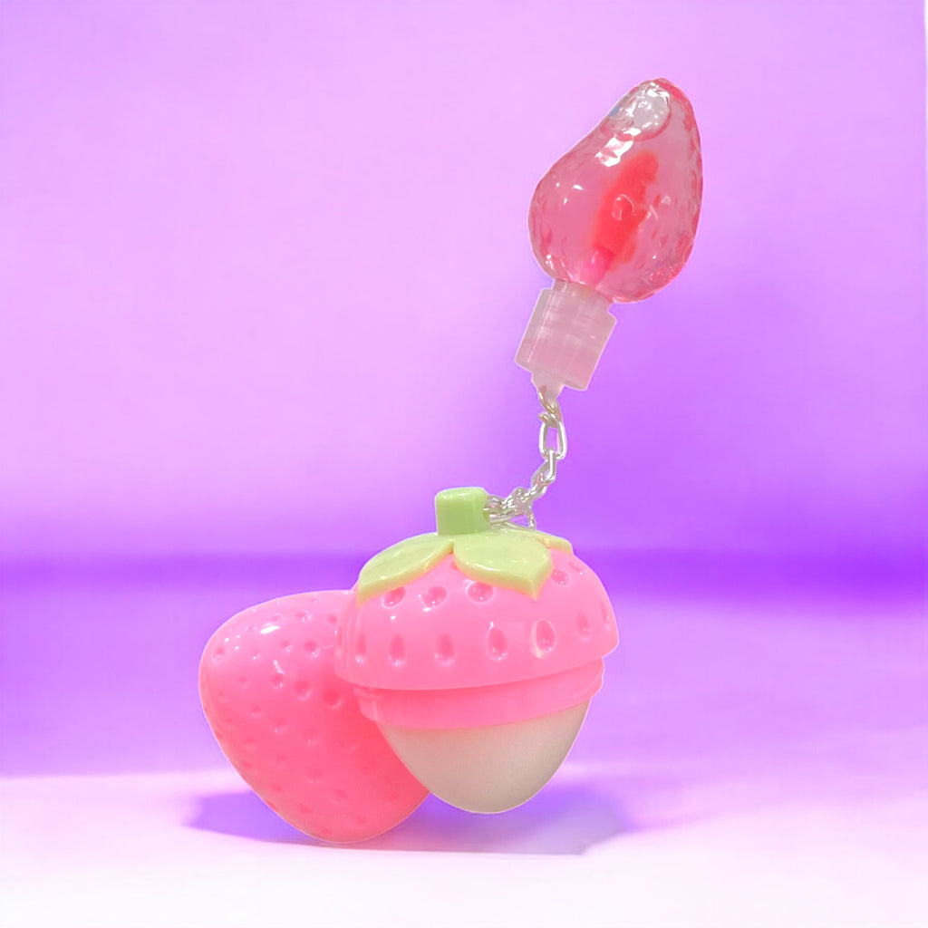 Balsamo de fresa con gloss mágico