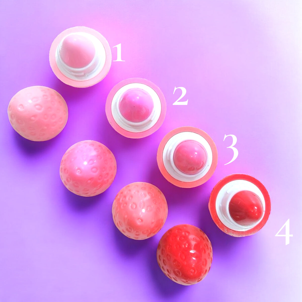 Balsamo de fresa con llavero